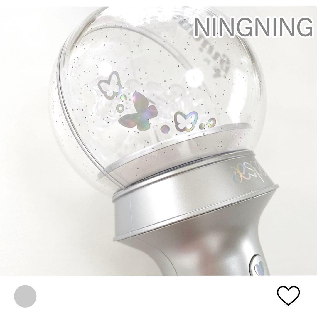 ニンニン】aespa ペンライト ドームステッカー エスパ.＊. - メルカリ