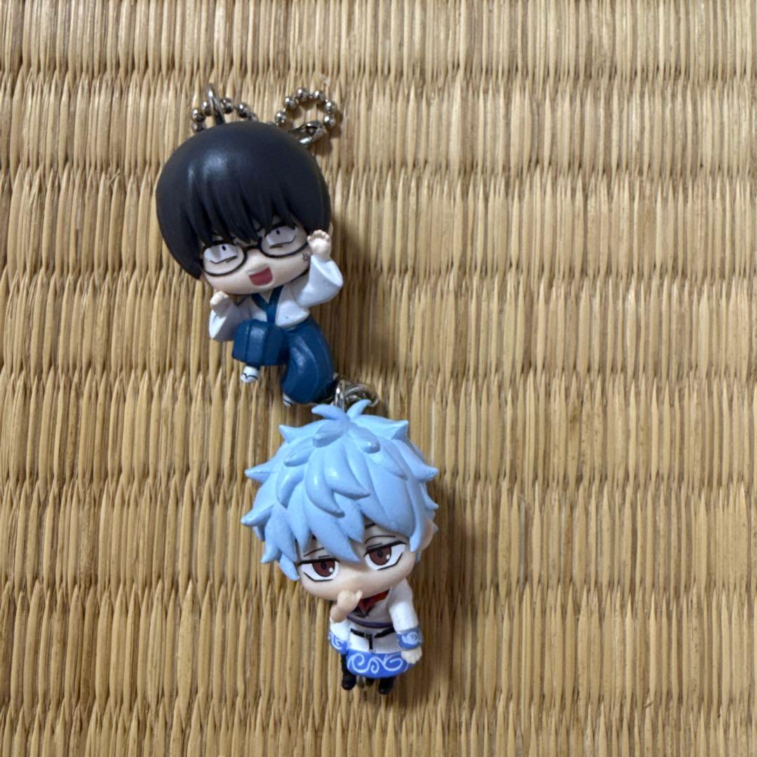 銀魂 つまんでつなげてマスコット 志村新八 坂田銀時 - メルカリ