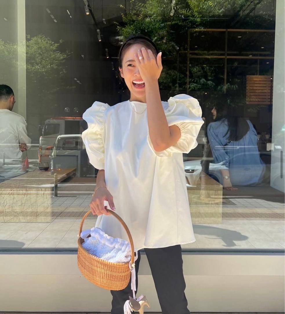 ロージーモンスター rosymonster トリプルフリルブラウス ホワイト