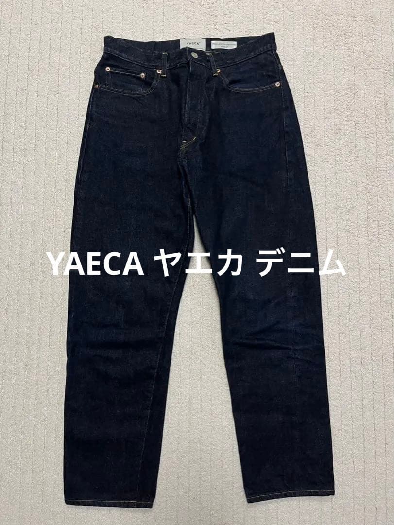 YAECA ヤエカ WIDE TAPERED DENIM(10-14W)デニム YAECA(ヤエカ) 10-14W WIDE TAPERED DENIM PANTS | COTYLE STYLE
