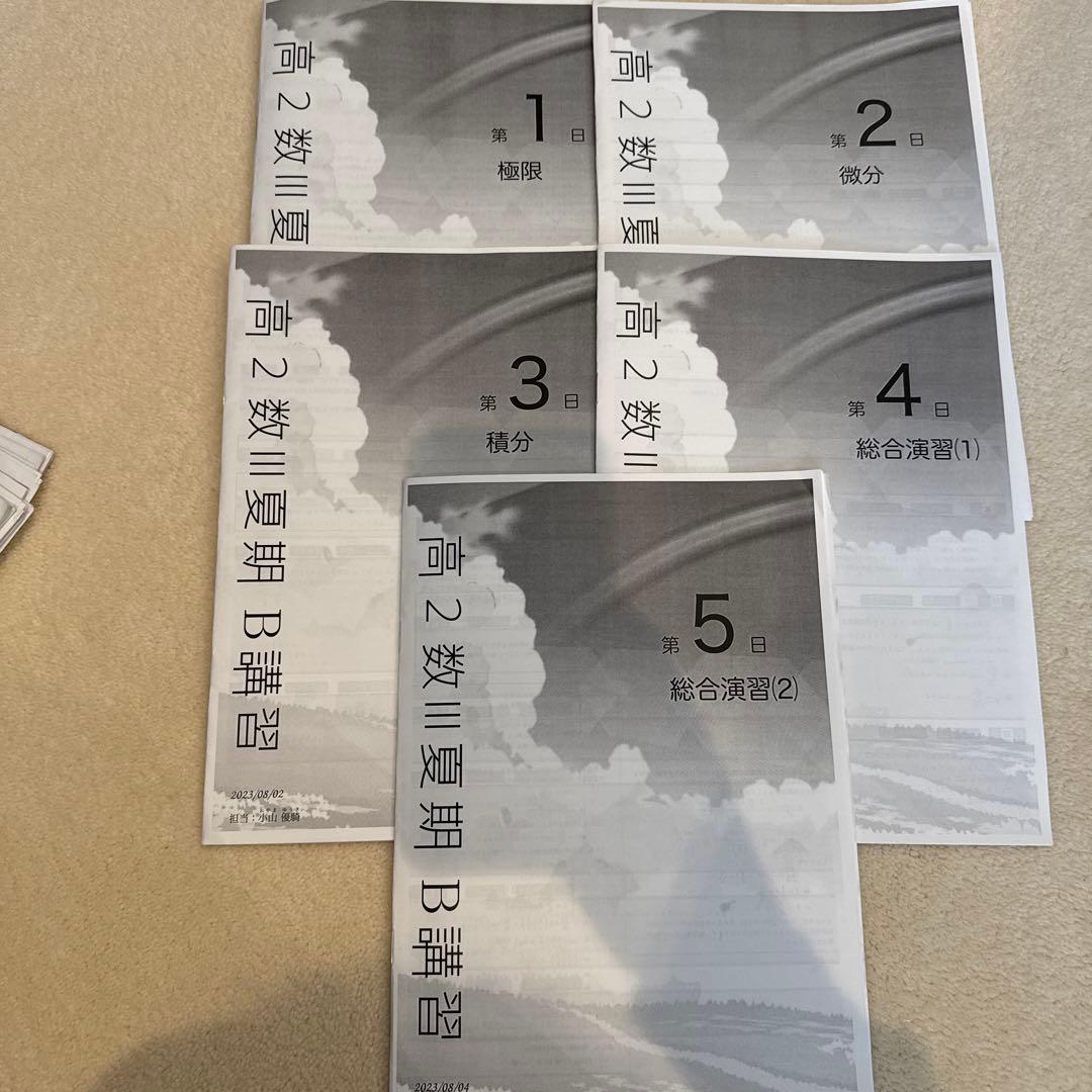 鉄緑会 高2 数学Ⅲ夏期B講習 小山優騎 - メルカリ