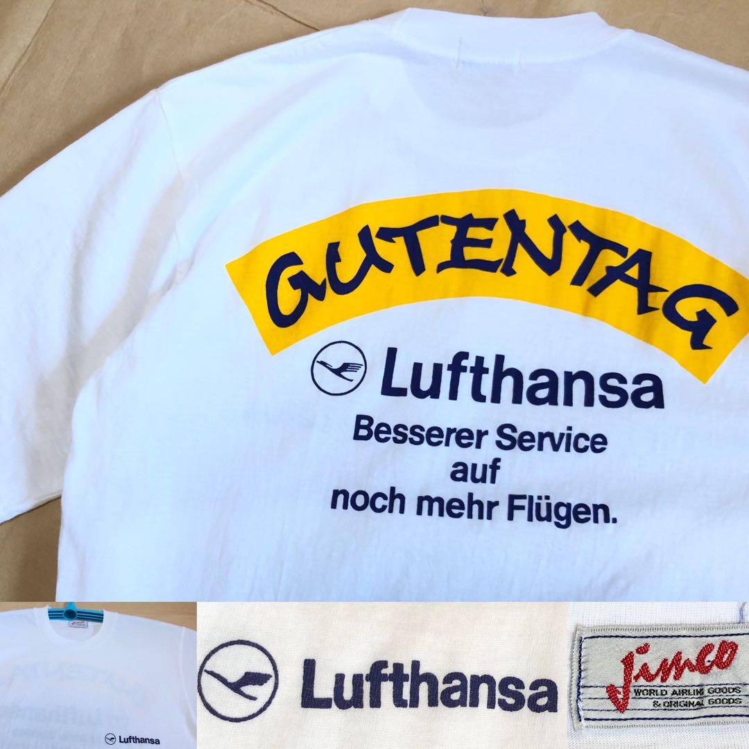 90s ルフトハンザ Tシャツ Lufthansa ドイツ 航空 飛行機 - メルカリ