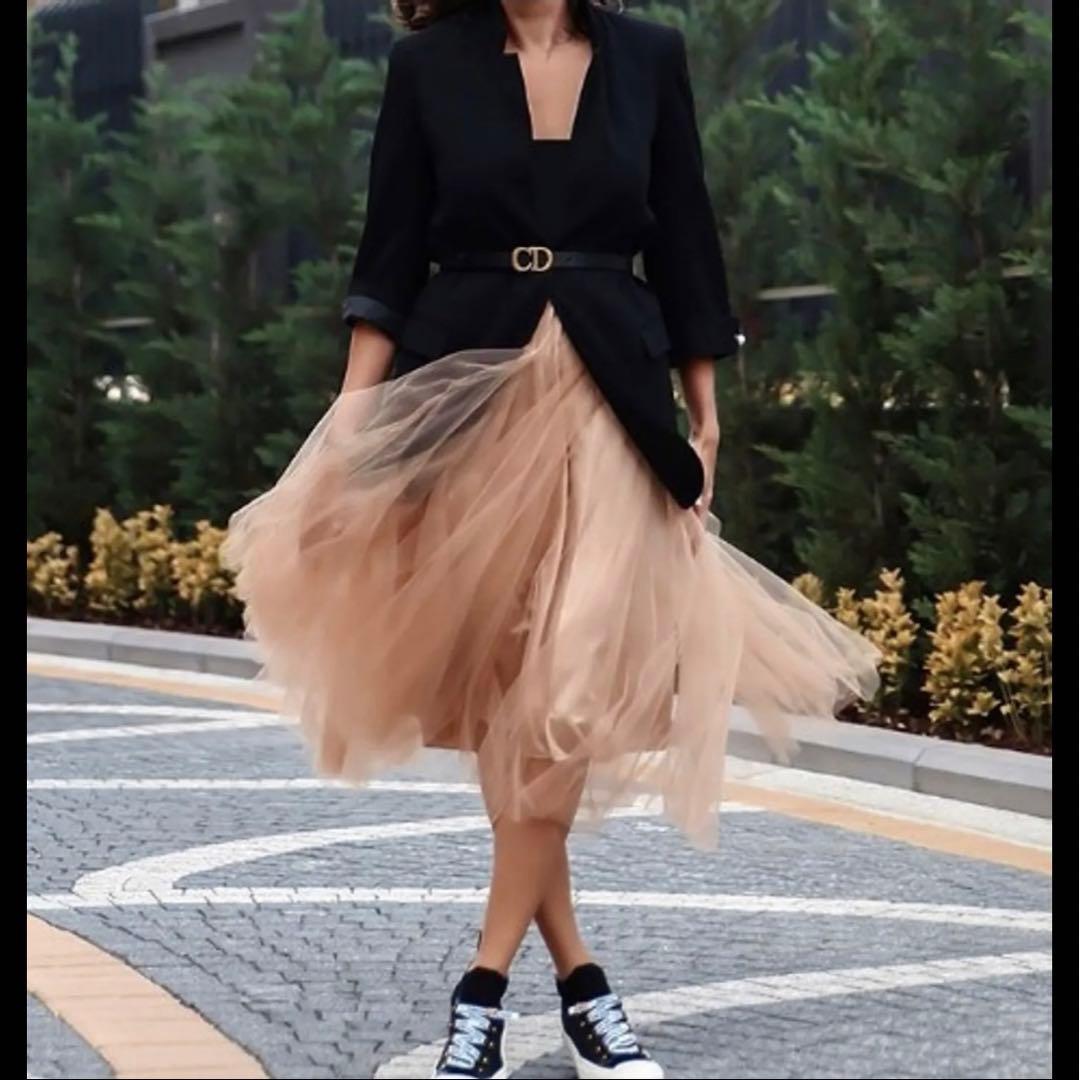 2022年銀座店購入CDロゴピンクレザーベルト