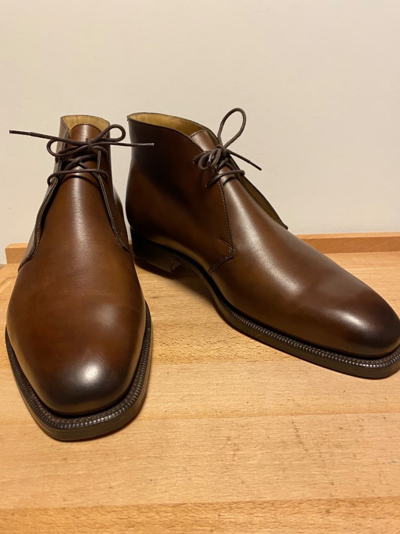 エドワードグリーン 新品未使用　チャッカブーツ　8.5E ラルフローレン別注