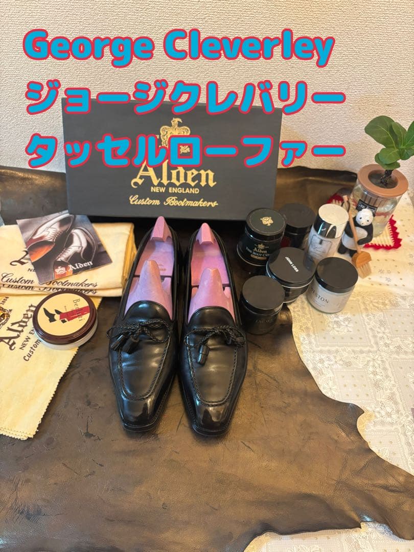 e Cleverley ジョージクレバリー　タッセルローファー George Cleverley クレバリー タッセルローファー 6.5E | JUST LIKE