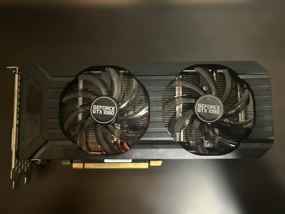 【動作確認済み】GeForce GTX1060 6GB DUAL PALIT GEFORCE GTX1060 DUAL 6GB GDDR5 動作確認済み PCパーツ