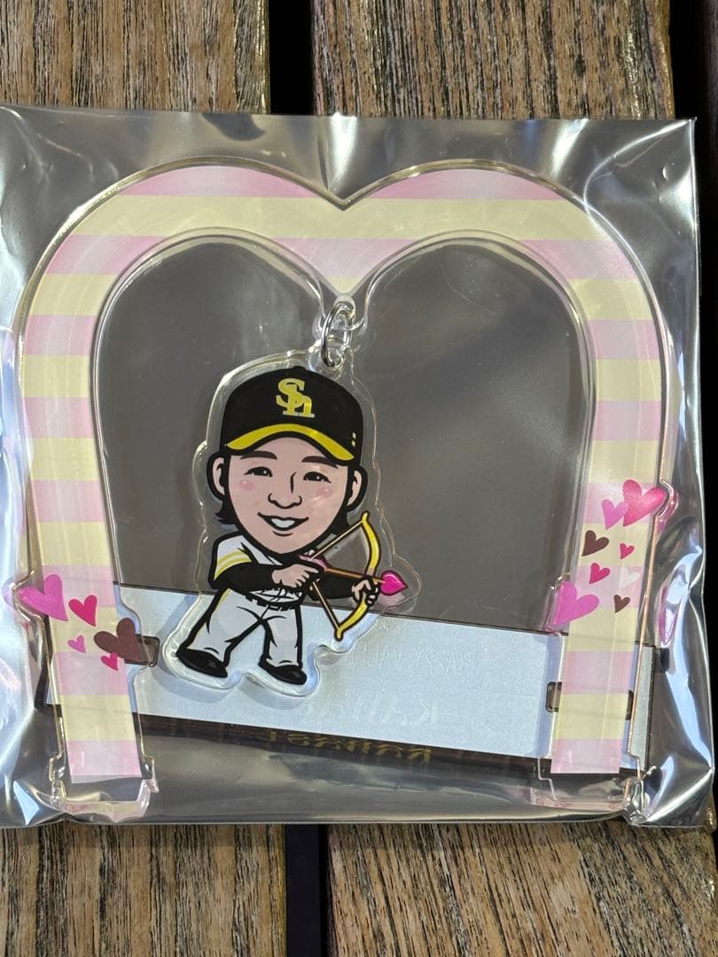 若鷹ガチャ バレンタイン ver ホークス スーパーレア アクスタ 川瀬