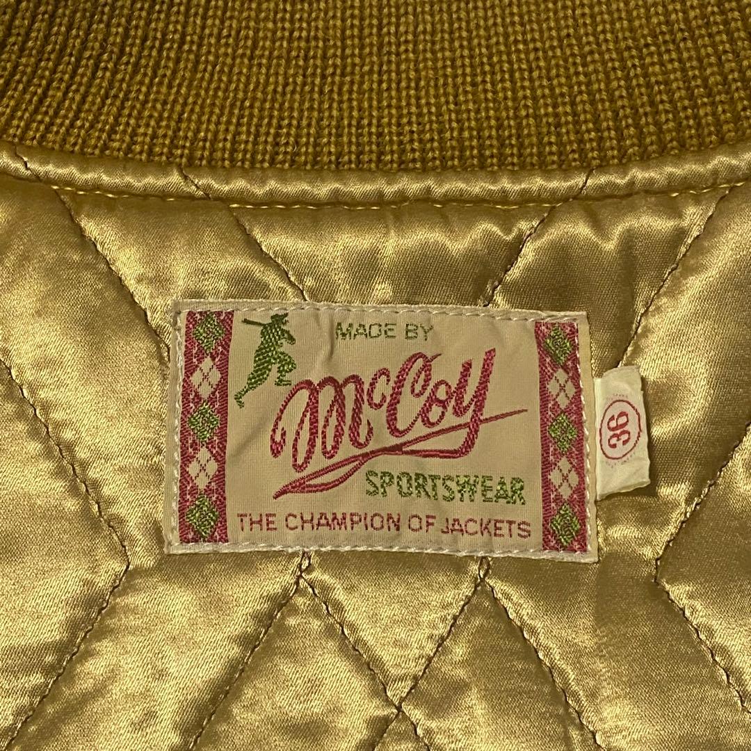 McCoy sportwear スタジャン リアルマッコイズ - メルカリ