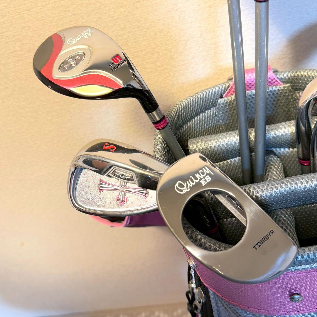 Quincy クインシーES レディース ゴルフクラブ8本セット つるやゴルフ