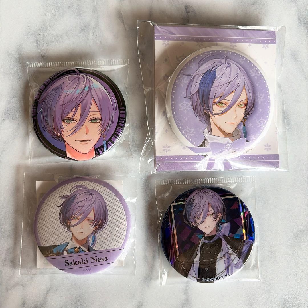 榊ネス 缶バッジ 4点 ハーフアニバーサリー ウェルカム ウィンター