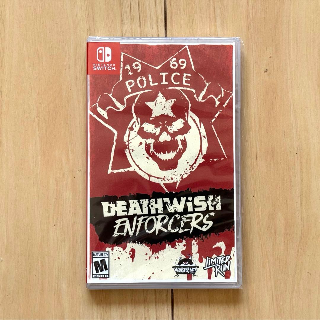 Deathwish Enforcers デスウィッシュ Switch スイッチ Switch Limited Run #185: Deathwish Enforcers – Limited Run Games