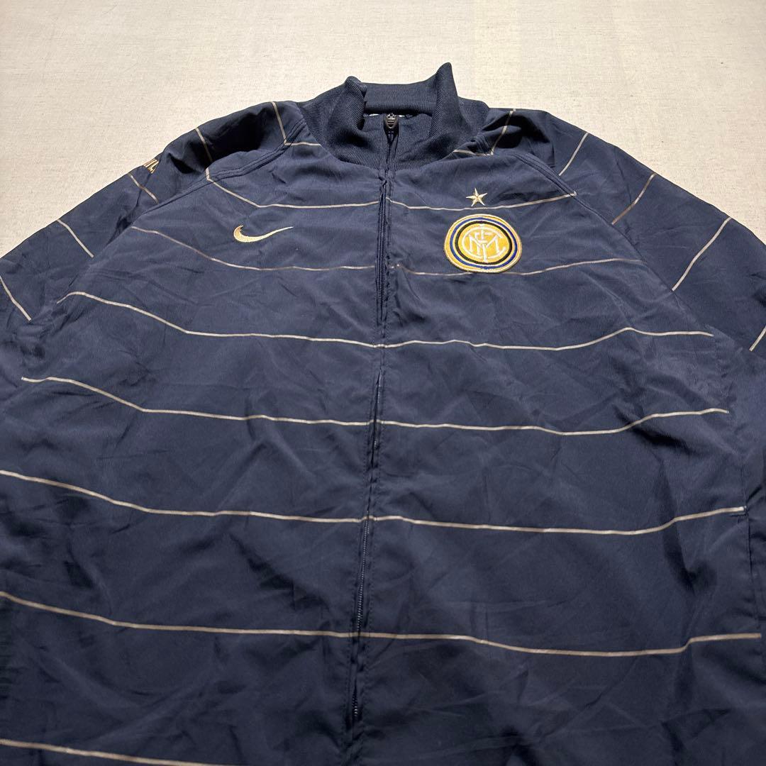08-09 NIKE インテルミラノ ナイロン ジャケット ブルゾン XL - メルカリ