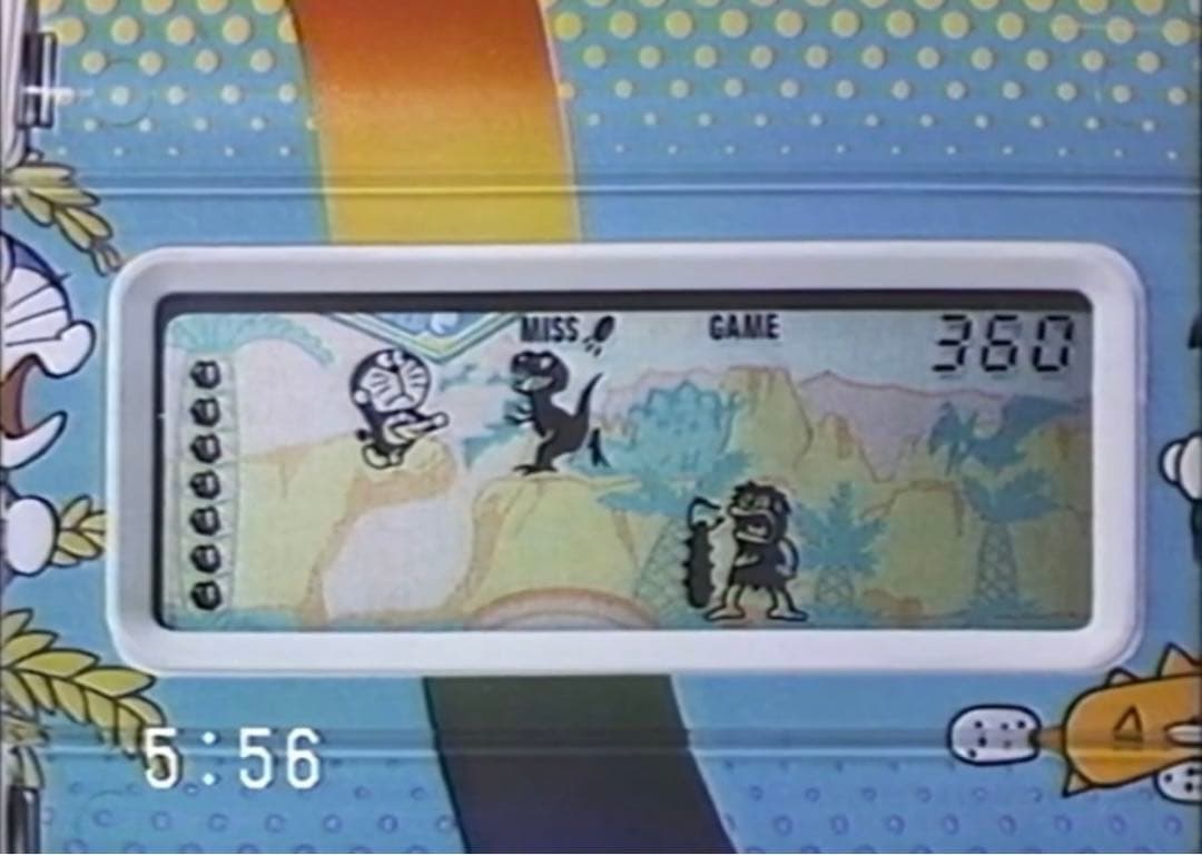 超レア40年前の稼働レトロゲームウォッチドラえもん おもしろさんかく