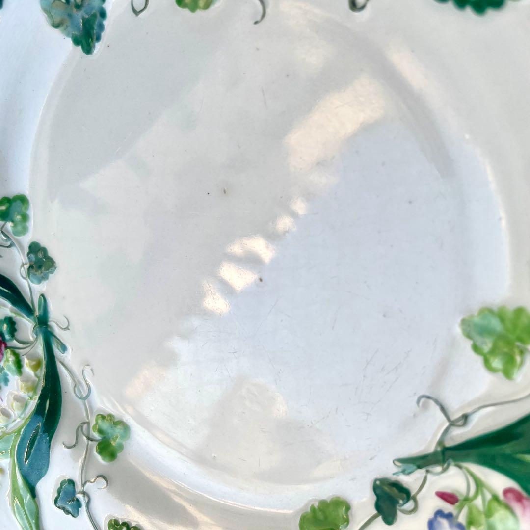 クレイユモントローFlora MuguetすずらんプレートBフランス