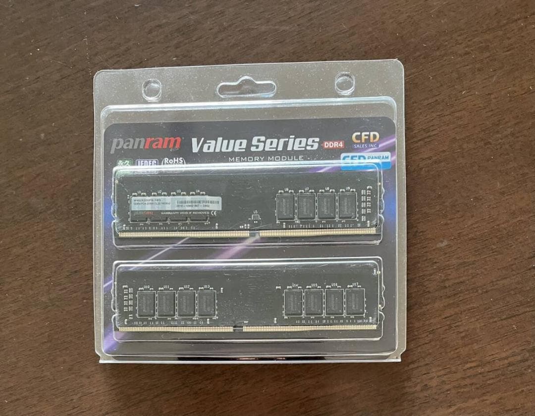 未使用】 CFD DDR4-3200 メモリー 32GB 16GB×2枚