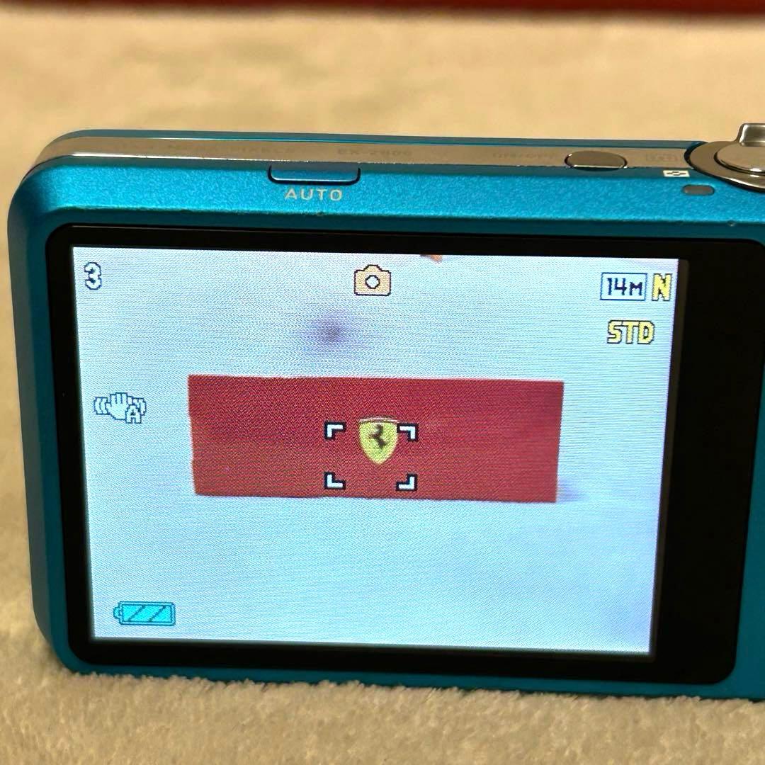 美品 動作確認済 CASIO EXILIM EX-Z800BE ハワイアンブルー - メルカリ