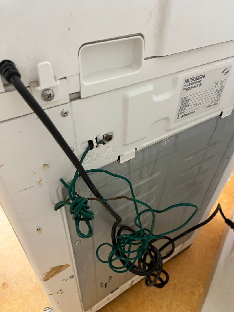 三菱 縦型洗濯機 MAW-55Y 5.5kg ホワイト 洗濯機