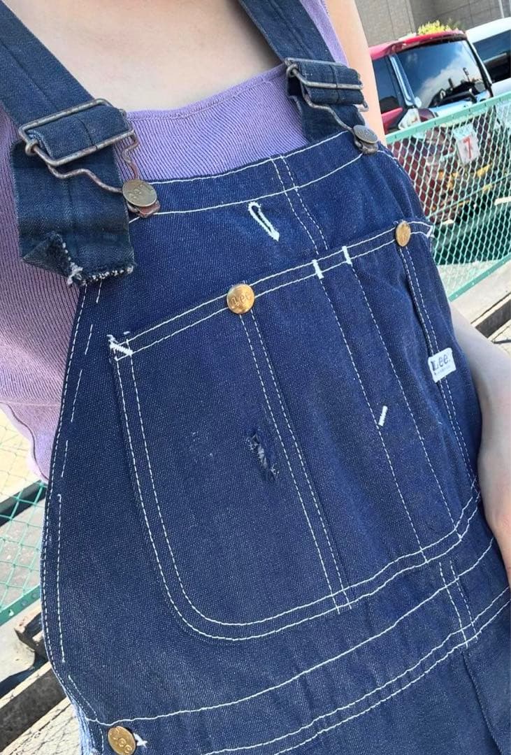 こ*ん様 70s LEE VAT DYED バットダイ オーバーオール USA製 - メルカリ
