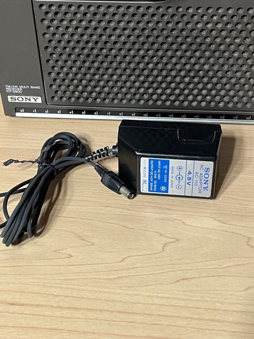 SONY ICF-5900 BCLラジオ／スカイセンサー FMラジオ動作確認済み