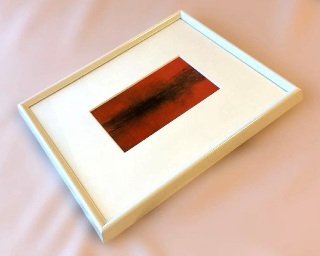 ザオ・ウーキー◾️25.06.60◾️赤×黒◾️ZAO WOU-KI◾️抽象画