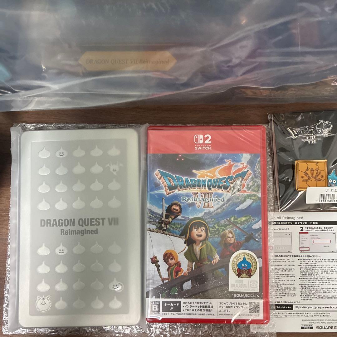 新品 超豪華版 ドラクエ 7 Reimagined Switch2 ピンズ付き - メルカリ