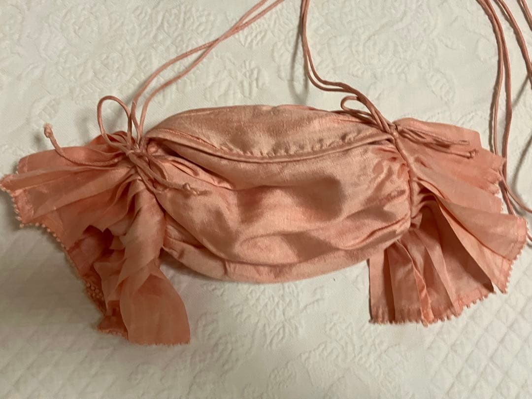 コケ様専用⭐︎ BUNON キャンディ サーモンピンク シルクポシェット