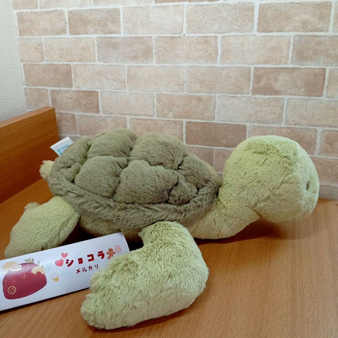 Jellycat Tully Turtle 緑亀 かめ 亀 カメ ぬいぐるみ - メルカリ