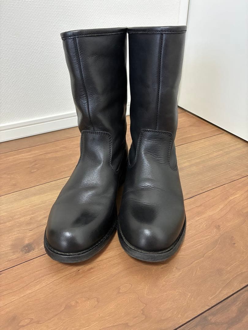 LOISIR ブラック レザーブーツ Mサイズ 24.0cm 美品 - 靴一 番 安い