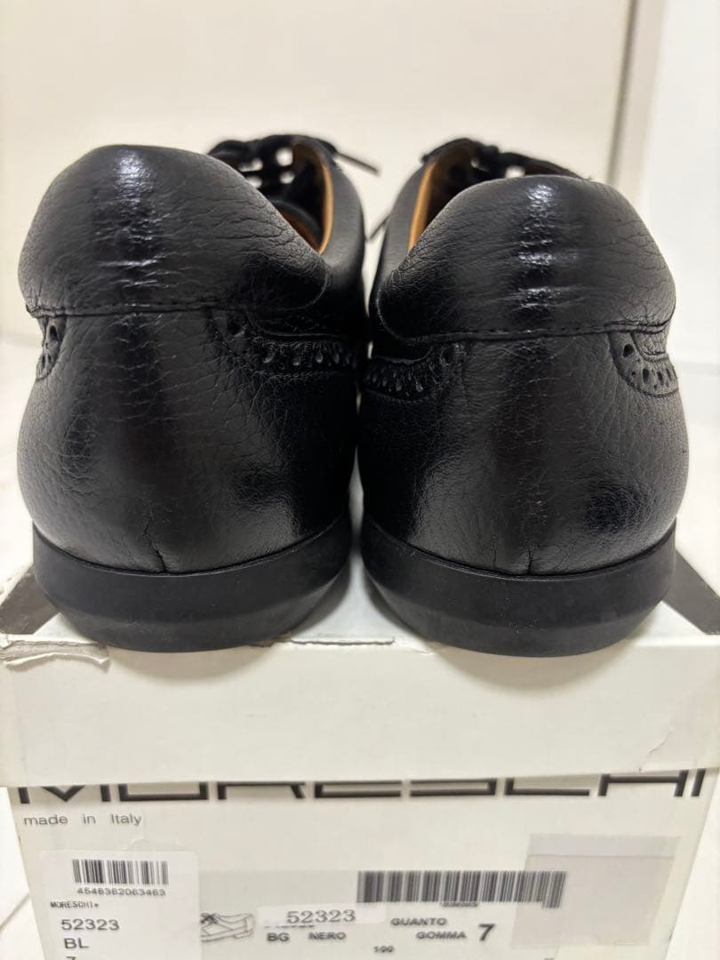 SATOSHI 様専用:Moreschi モレスキー ブラック レザースニーカー