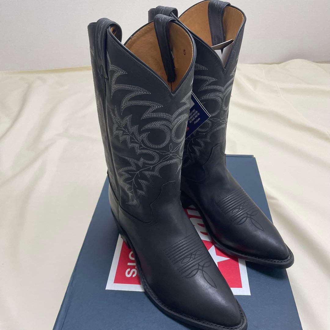 未使用】 トニーラマ ウエスタンブーツ 刺繍 黒 27cm - メルカリ