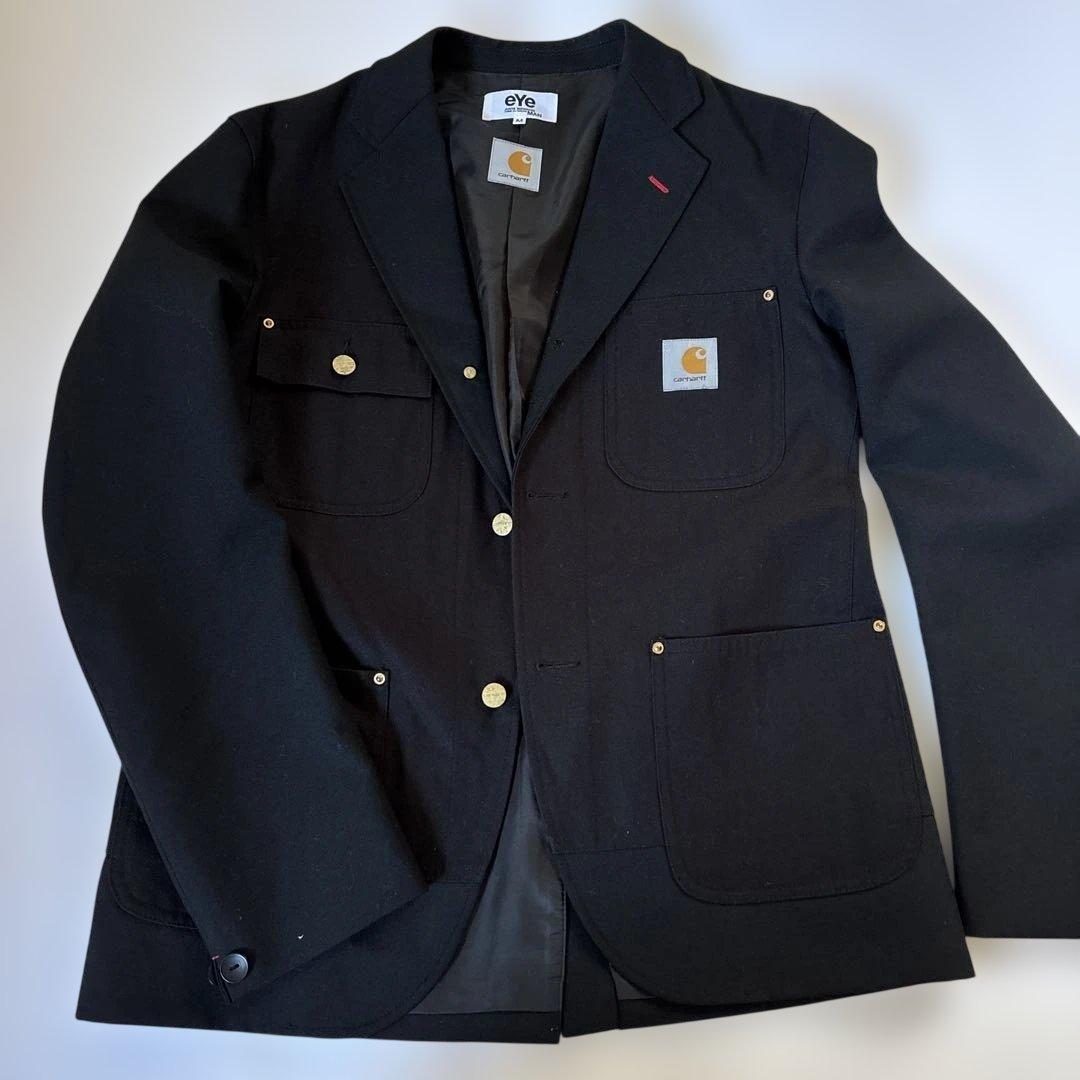 【超美品】コムデギャルソン カーハート コラボ パッチワークジャケット eYe COMME des GARCONS JUNYA WATANABE MAN Carhartt カーハートW
