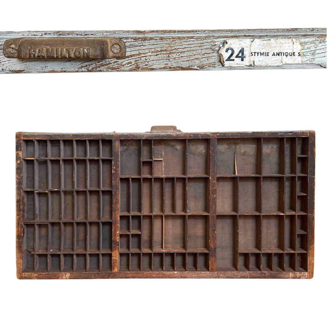 1940~50s HAMILTON ハミルトン プリンタートレイ アンティーク ヴィンテージ アンティークHAMILTONプリンタートレイ40ディスプレイ