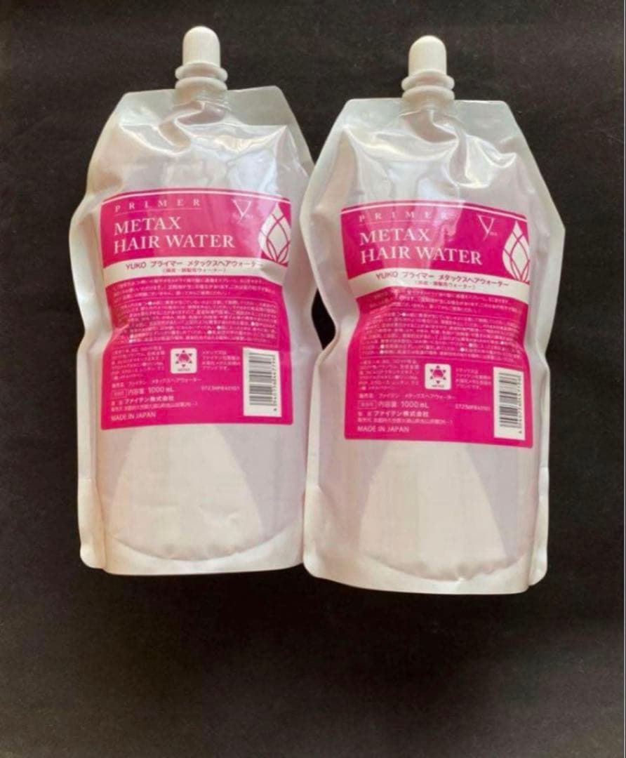 YUKO プライマーメタックスヘアウォーター1000ml×2 YUKOデイリーケア メタックスヘアウォーター | ファイテン公式通販