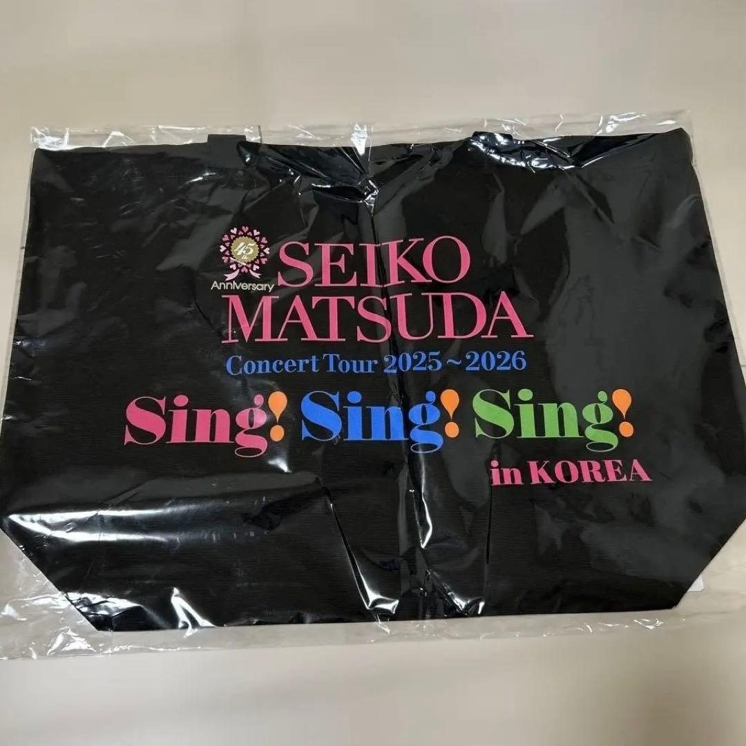 松田聖子 2026韓国ツアー トートバッグ - メルカリ