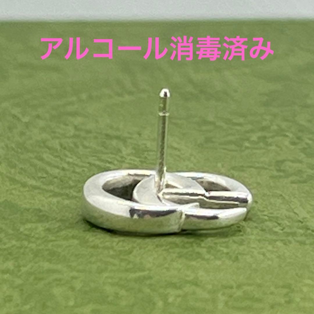 GUCCI ダブルG スタッズ 片耳 ピアス 053361 - メルカリ