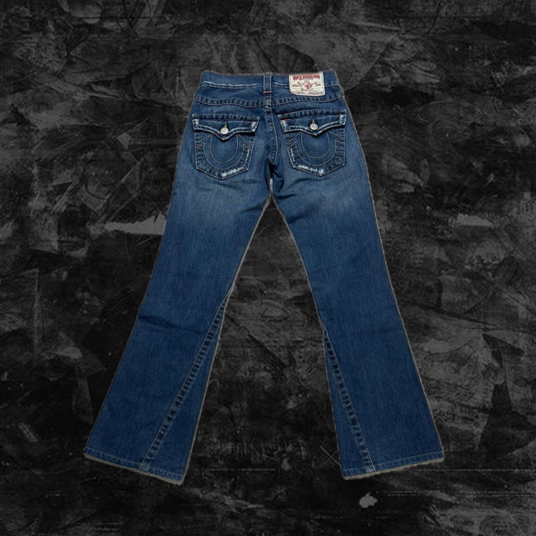 io着用 true religion フレアデニムパンツ サイズ25 swag - メルカリ