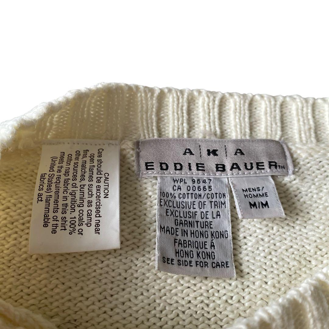 デッドストック 90s AKA EDDIE BAUER コットンニットセーター - メルカリ