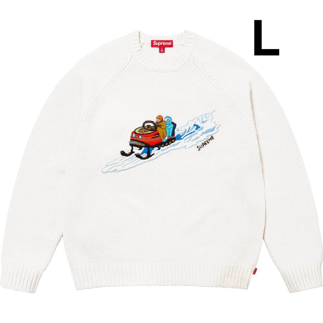 ぺ*こ様 Supreme mobile Sweater \"White\"
