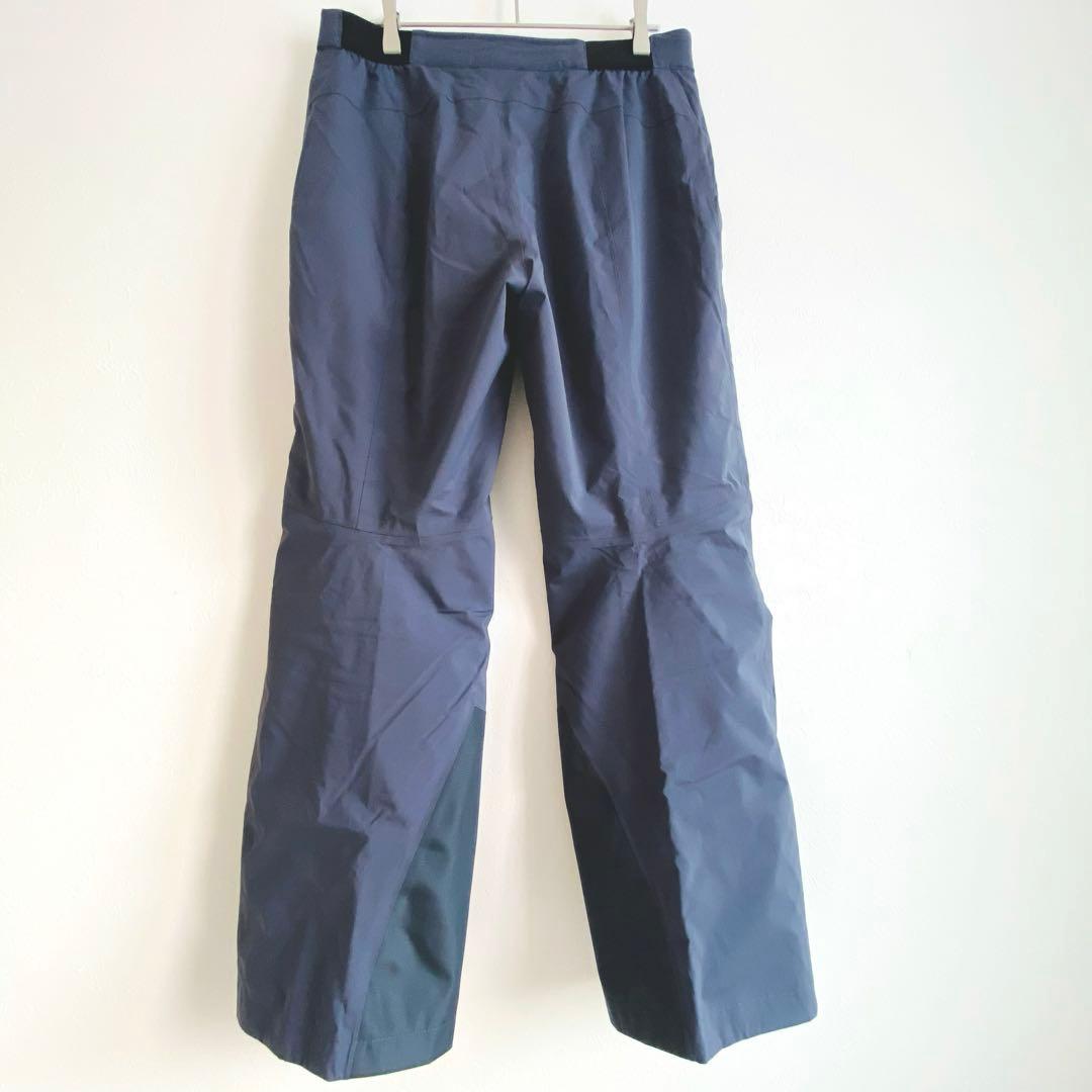 美品 モンベル パウダーステップ パンツ ダークグレー バッグ付き