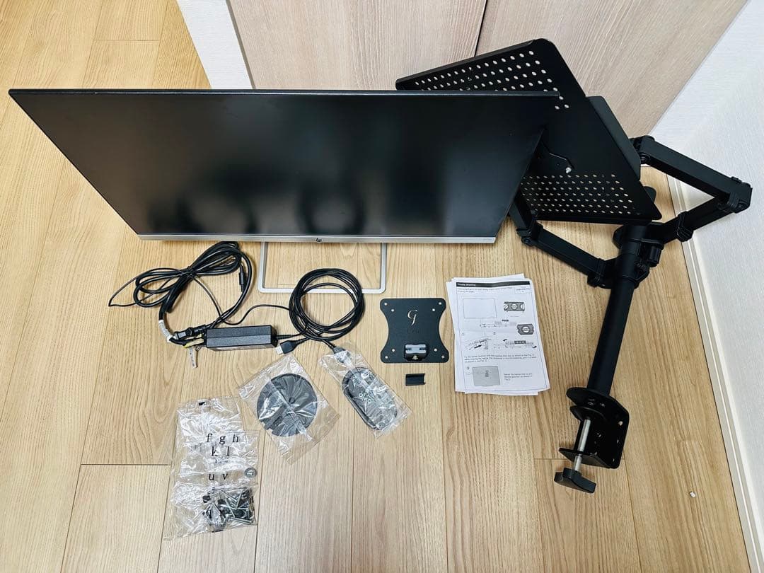 HP 27fw + ディスプレイアーム + VESAアダプターセット（送料込み） Amazon.co.jp: HumanCentric VESAマウントアダプター HP 22er、22es