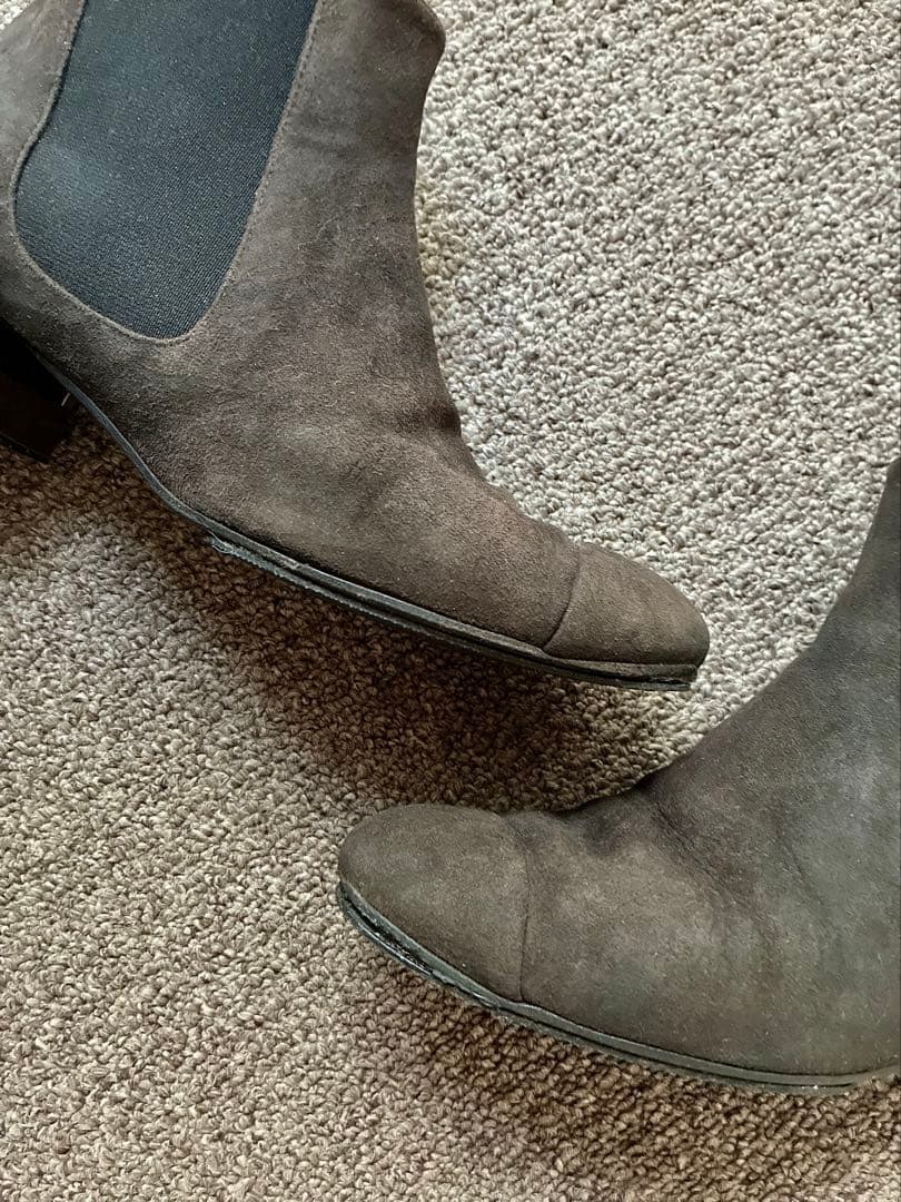 CHANEL バックスキン？スエード？ショートブーツYOKOCHAN PRADA