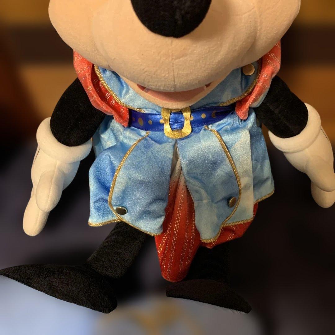 ディズニーシー15周年 ミッキーミニー特大ぬいぐるみ クリスタル