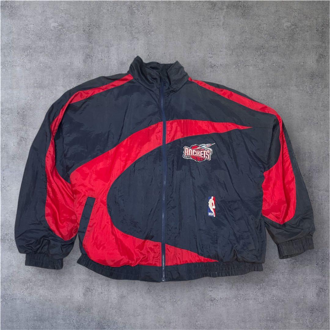90s NBA vintage ナイロンジャケット　rockets 90s NBA vintage ナイロンジャケット rockets - メルカリ