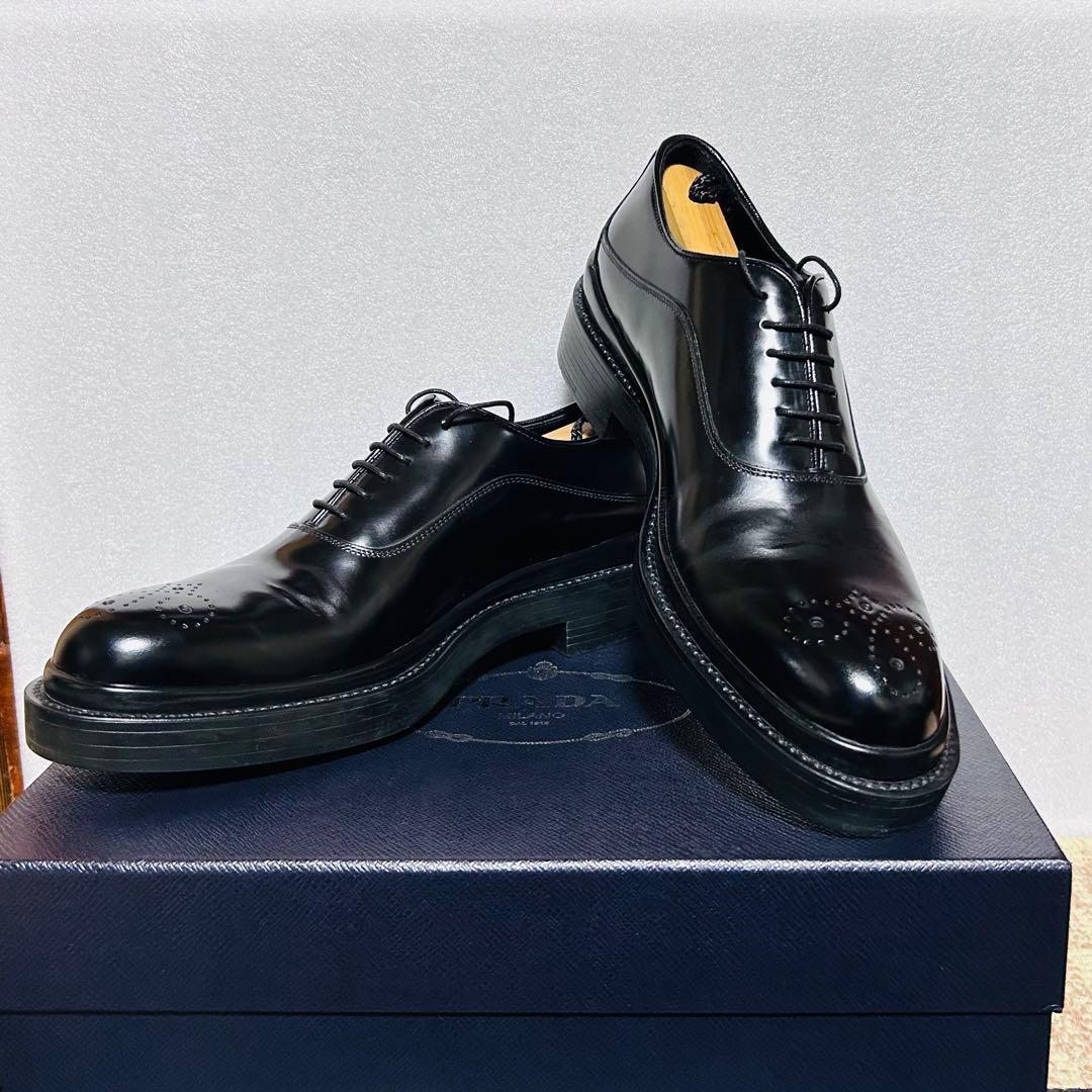 PRADA プラダ オックスフォード ドレスシューズ 26㎝ - メルカリ