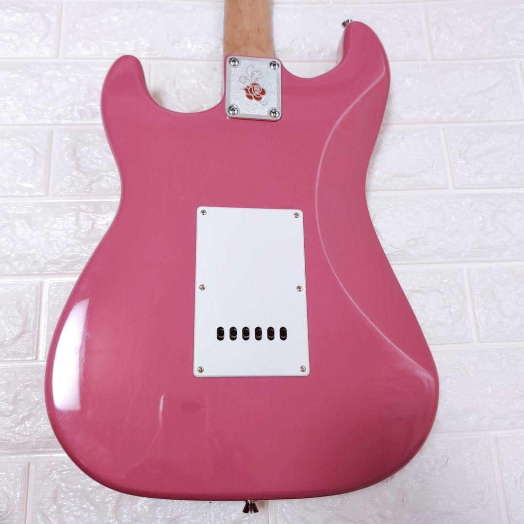 ジプシーローズ GYPSY ROSE エレキギター ピンク 初心者向け 美品