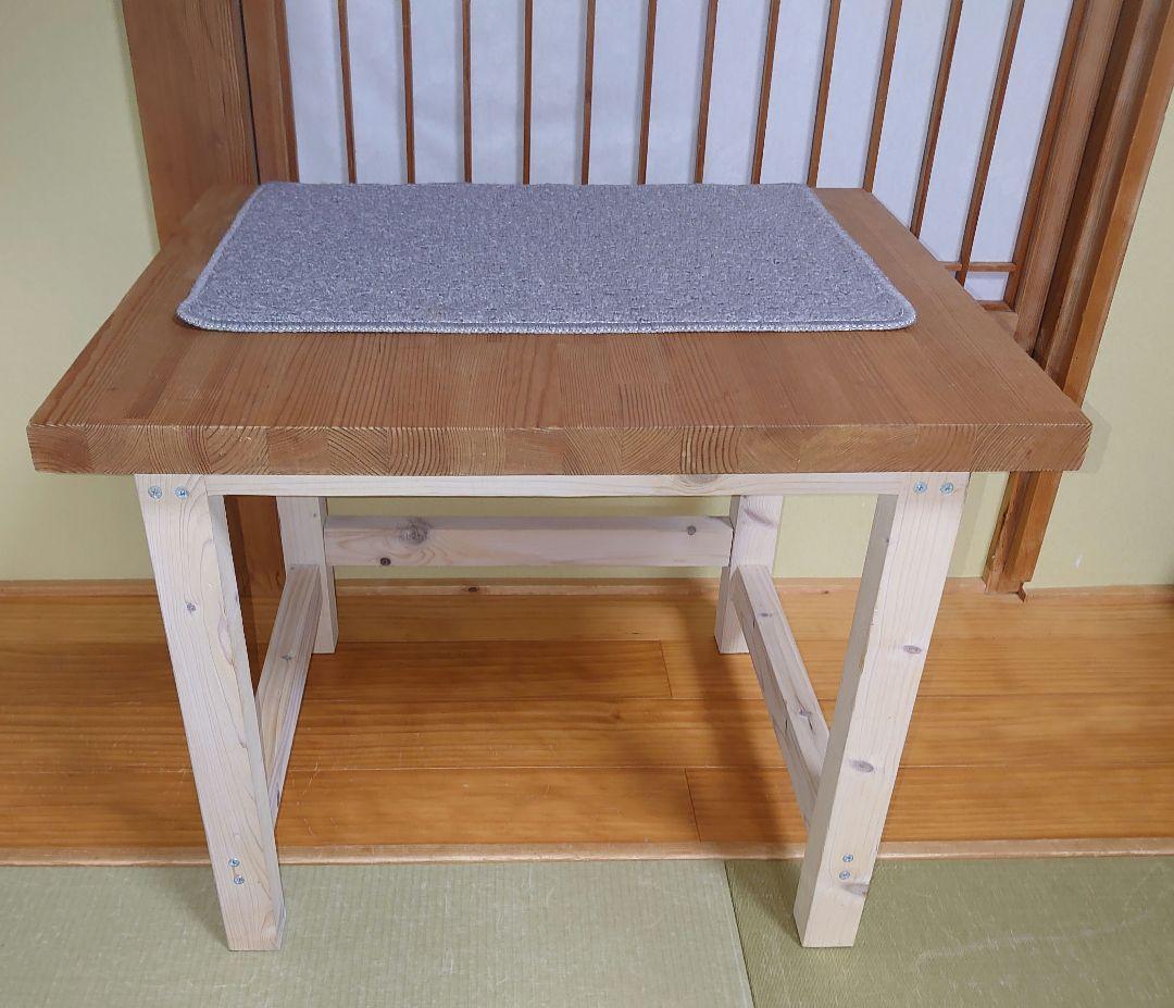 ④【安価にパチスロ実機を置く台】中古の自作テーブル（自家塗装は別途