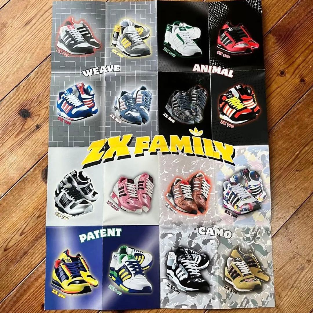 adidas ZX ZX FAMILY ポスター A2 ヴィンテージ - メルカリ