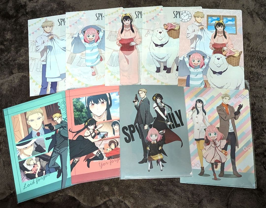 SPY×FAMILY スパイファミリー クリアファイル 9枚セット - メルカリ