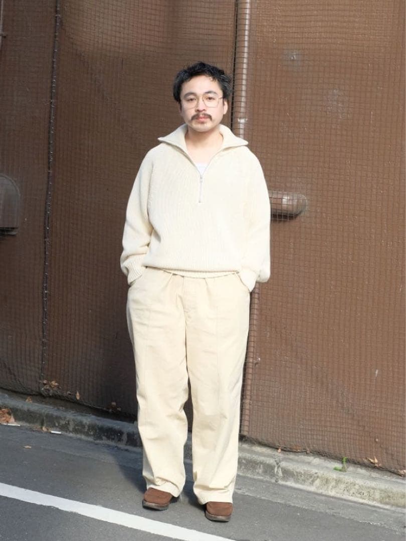 BATONER × L'ECHOPPE Half Zip Knit - メルカリ