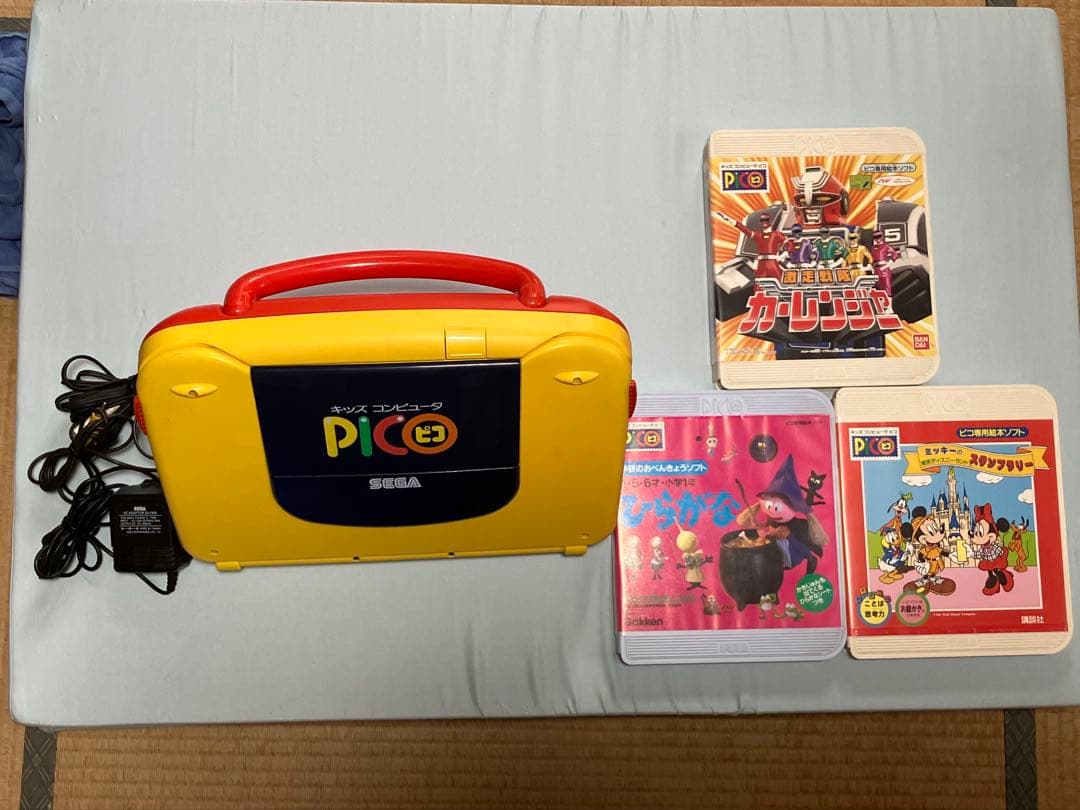 動作確認済み キッズコンピュータ PICO SEGA 本体 ソフト 3本 - メルカリ
